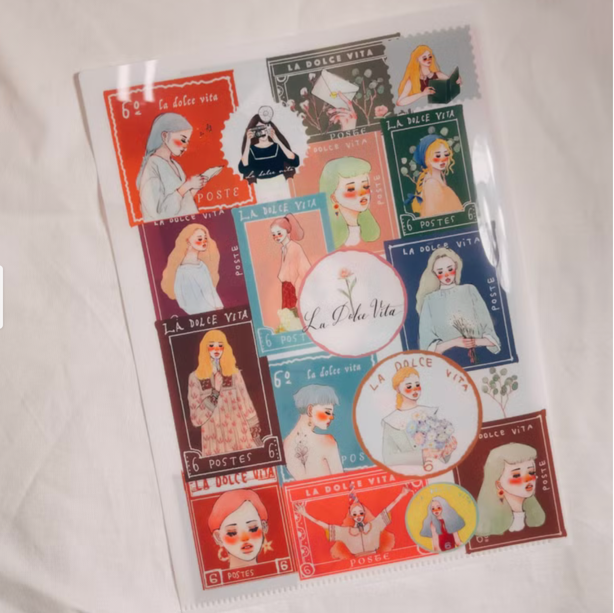 La Dolce Vita A5 Plastic File - Dearest