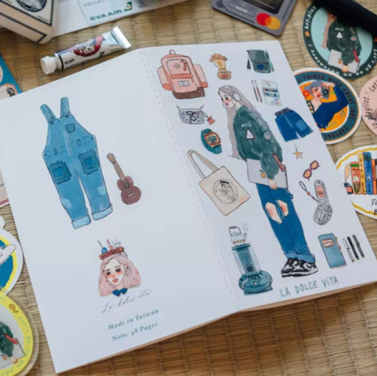 La Dolce Vita Notebook - Music Girl
