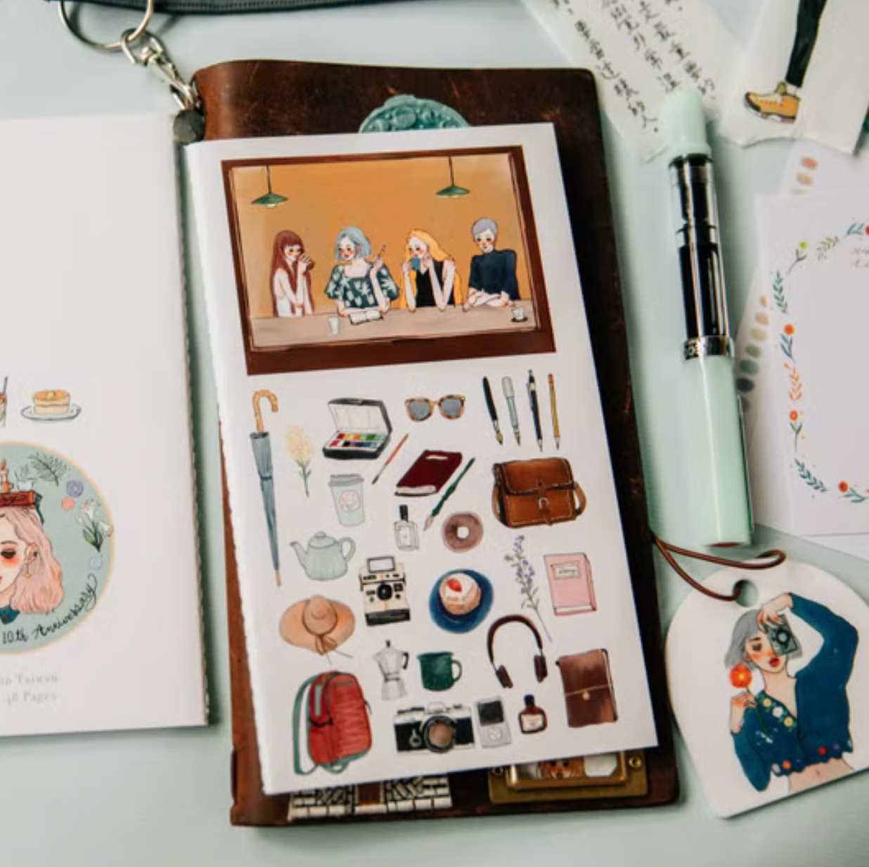 La Dolce Vita Notebook - Vintage Coffee Shop