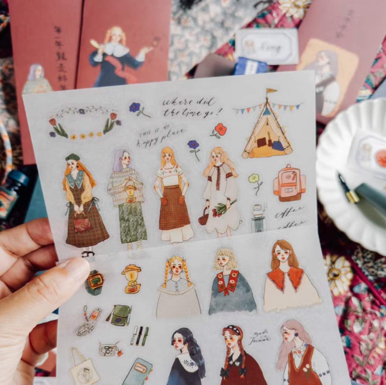 La Dolce Vita Transfer Stickers - Camping Time