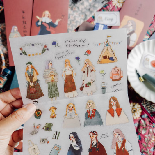 La Dolce Vita Transfer Stickers - Camping Time