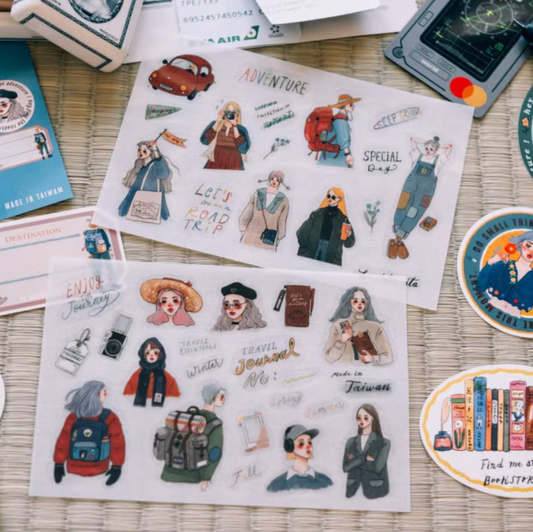 La Dolce Vita Transfer Stickers - Let's Go on a Road Trip
