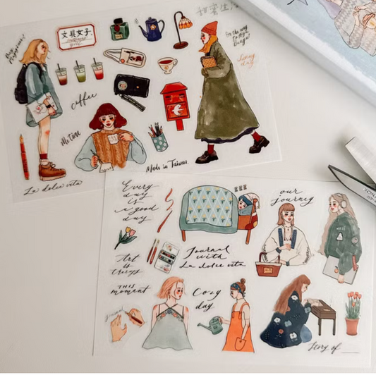 La Dolce Vita Transfer Stickers - Journal Time