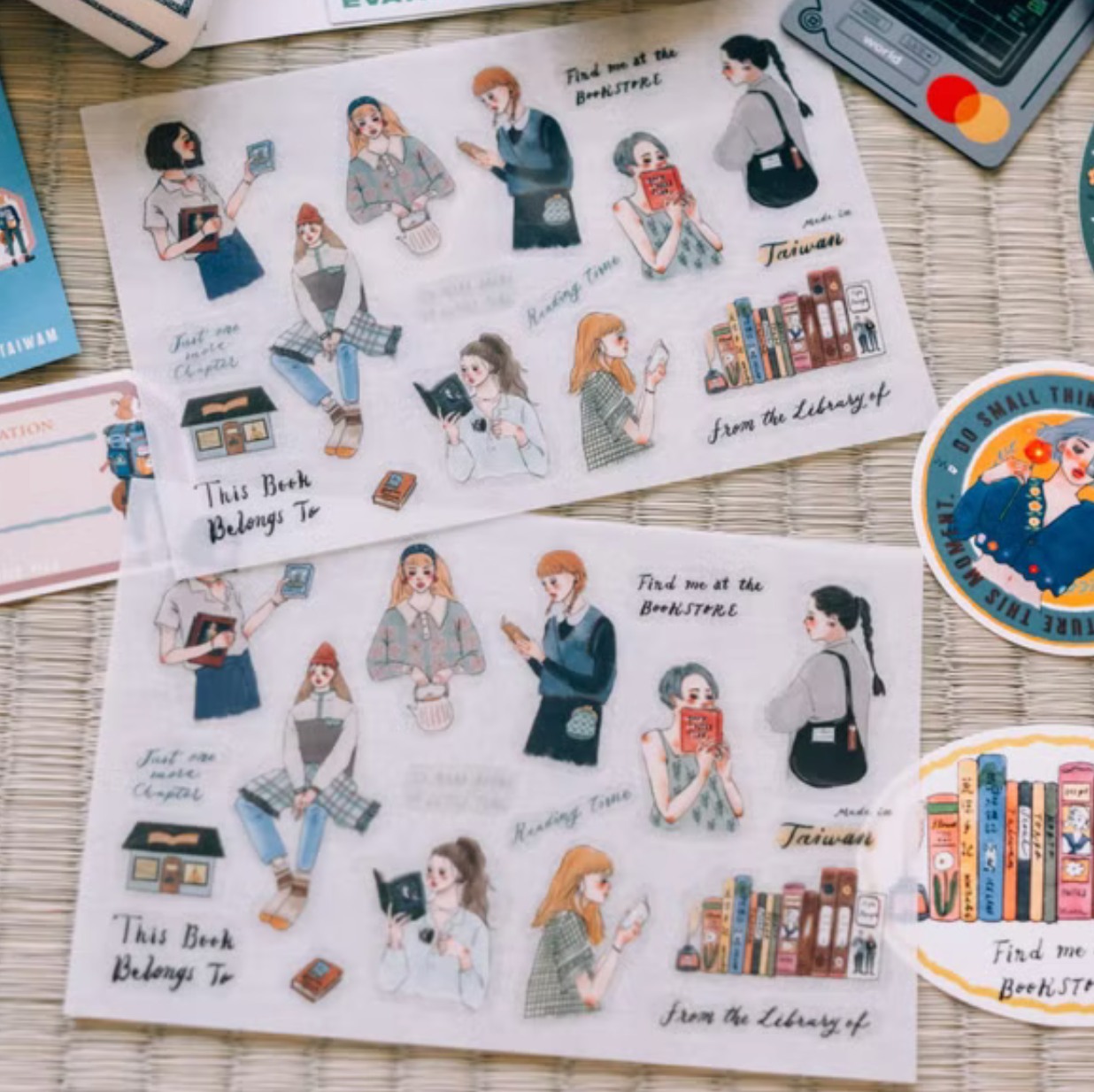 La Dolce Vita Transfer Stickers - Life in a Bookstore