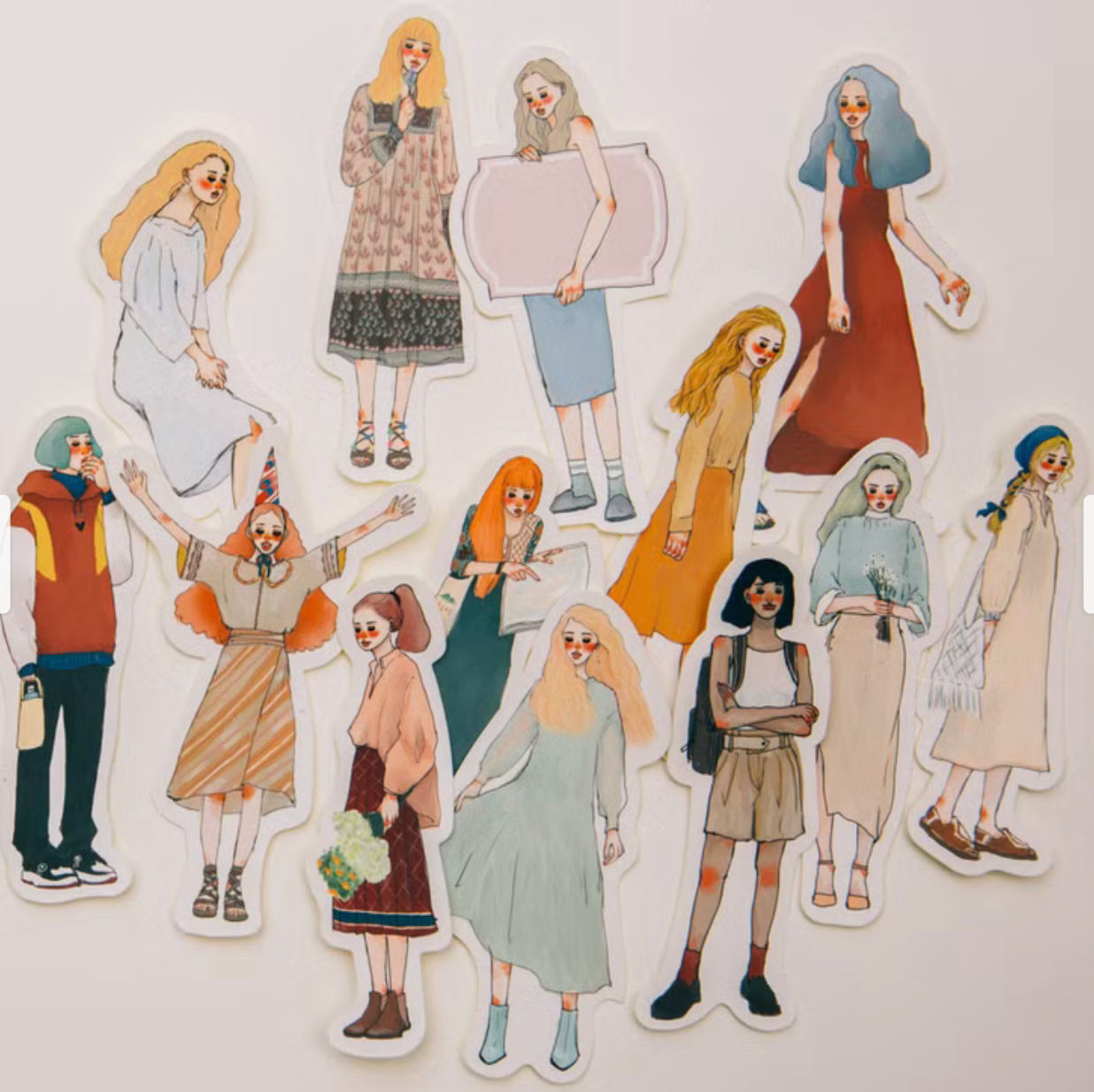 La Dolce Vita Sticker Flake Set with Tin - Dearest