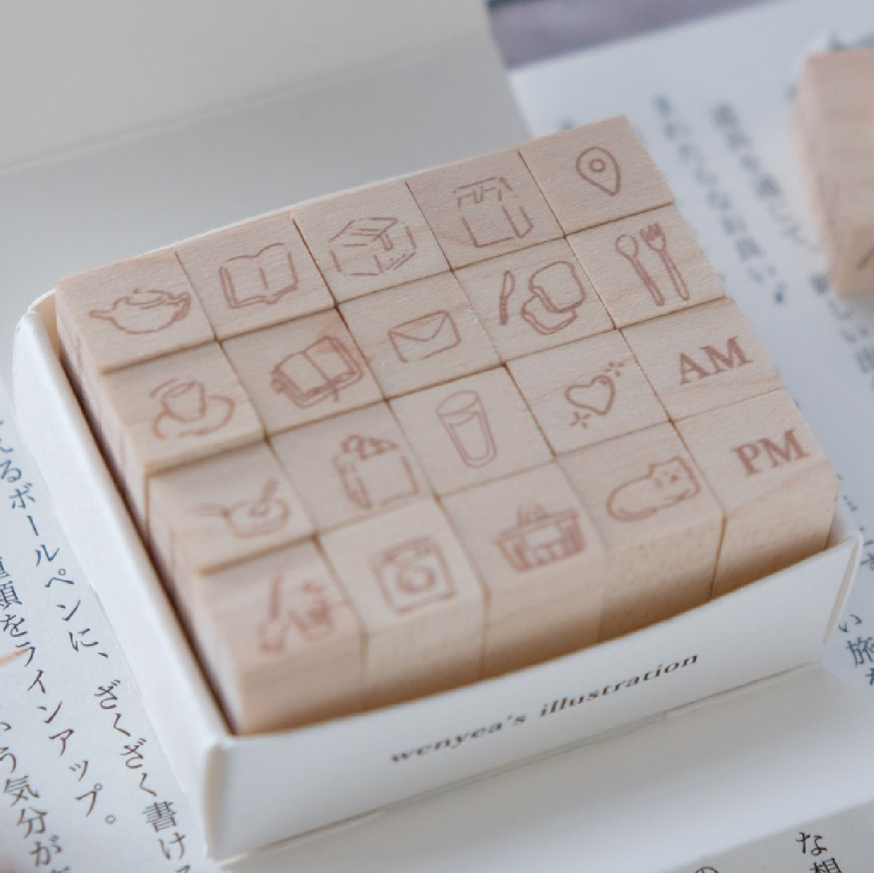 Wenyea's Illustration Rubber Stamps - Petite 1.0