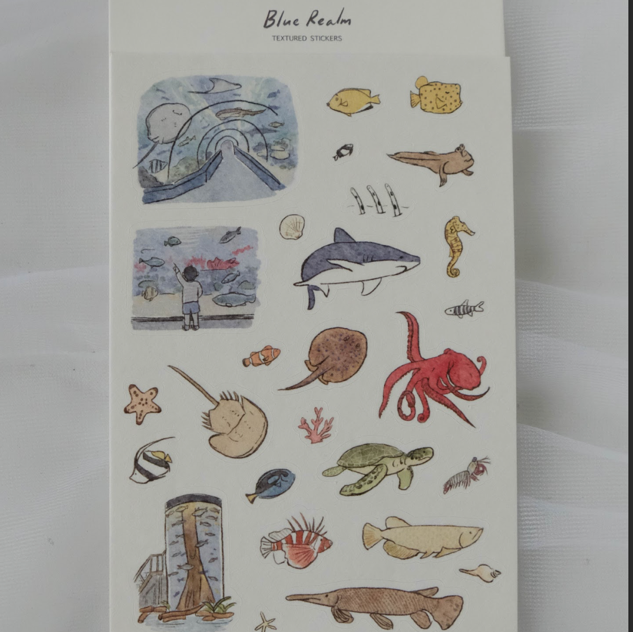 Wenyea's Illustrations Sticker Sheet - Blue Realm