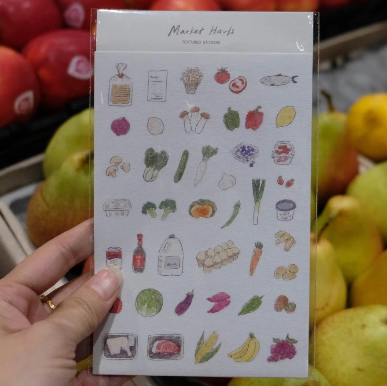 Wenyea's Illustration Sticker Sheet - Market Hauls
