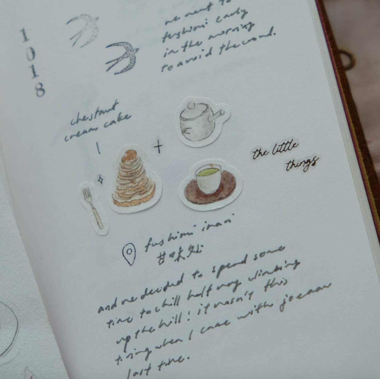 Wenyea's Illustration Sticker Sheet - Cafe Time