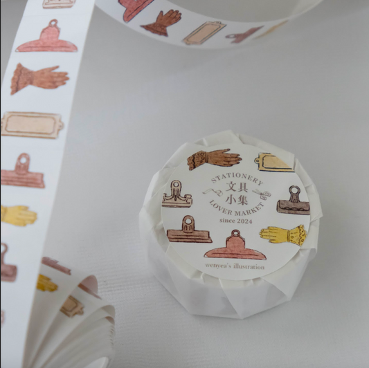 Wenyea's Illustration Label Stickers - For the Love of Stationery