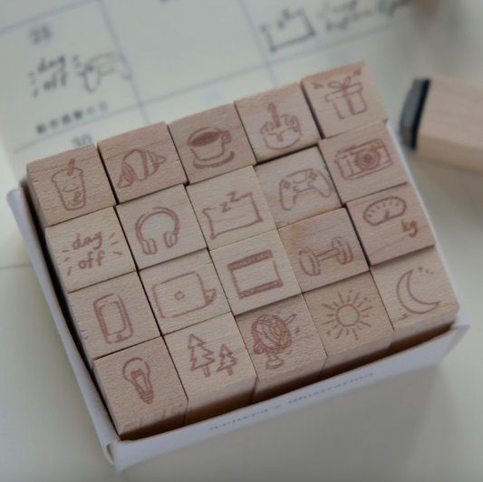 Wenyea's Illustration Rubber Stamps - Petite 2.0