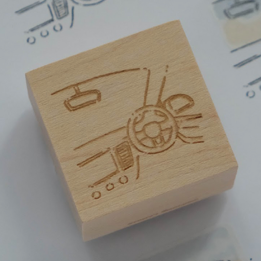 Wenyea's Illustration Rubber Stamps - Journey Begins | On the Road