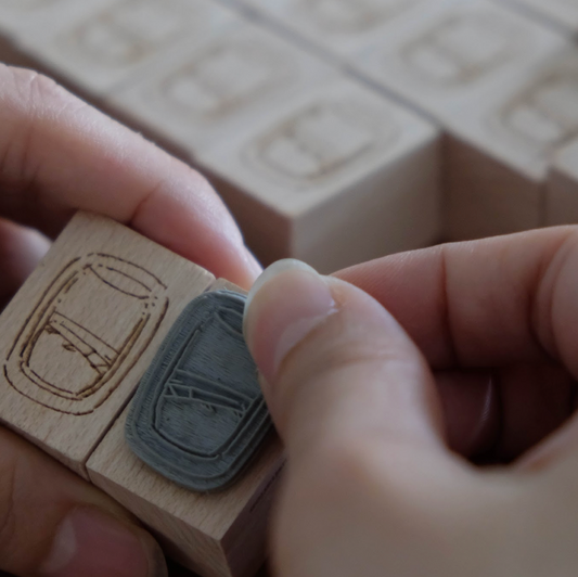 Wenyea's Illustration Rubber Stamps - Journey Begins | By Flight Window