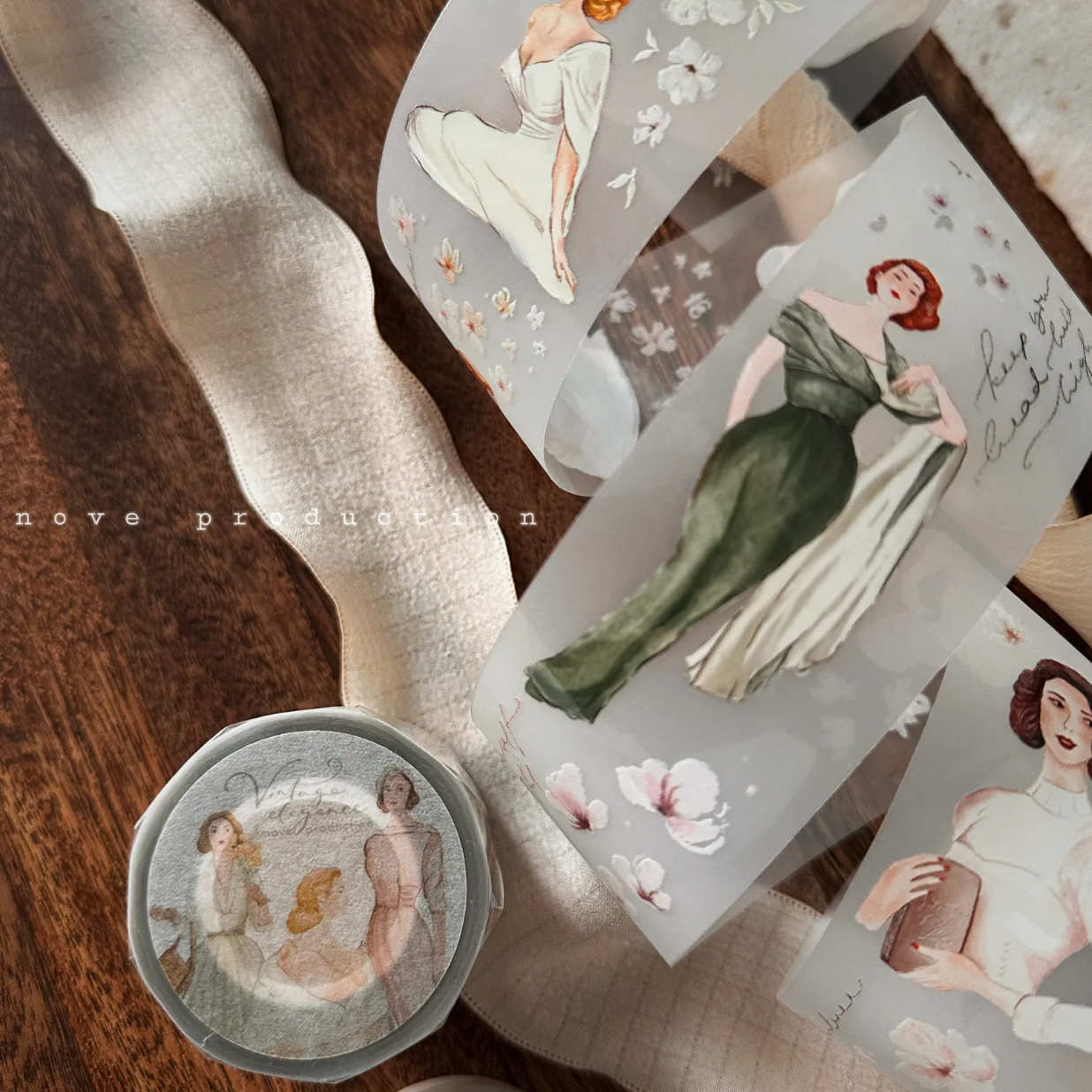 Nove Production PET Tape - Vintage Elegance
