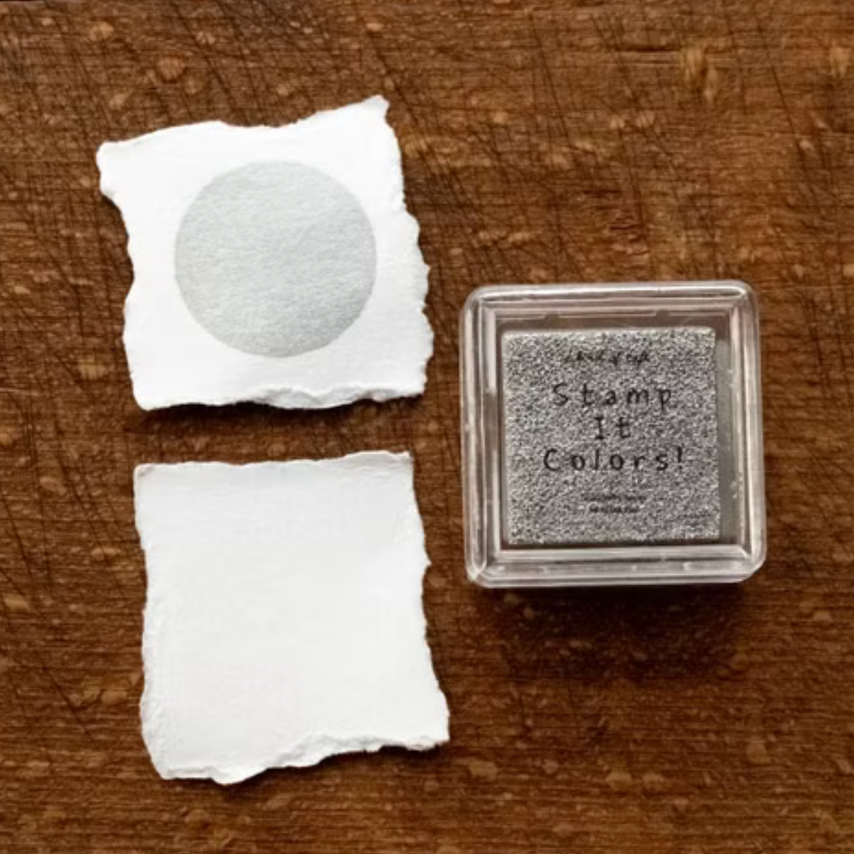 A Kind of Cafe Mini Ink Pad - Silver Sparkle