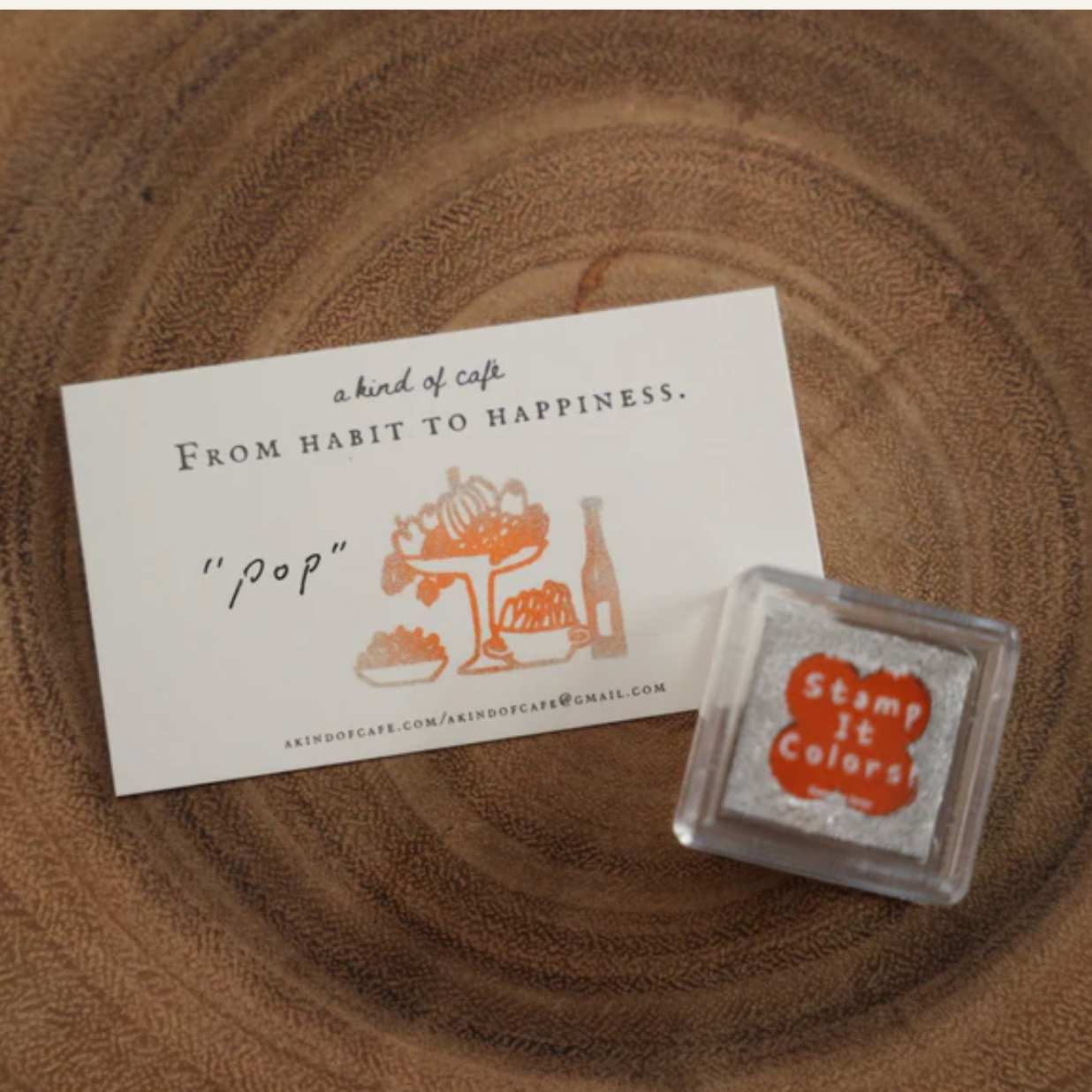 A Kind of Cafe Limited Edition Mini Ink Pad - POP