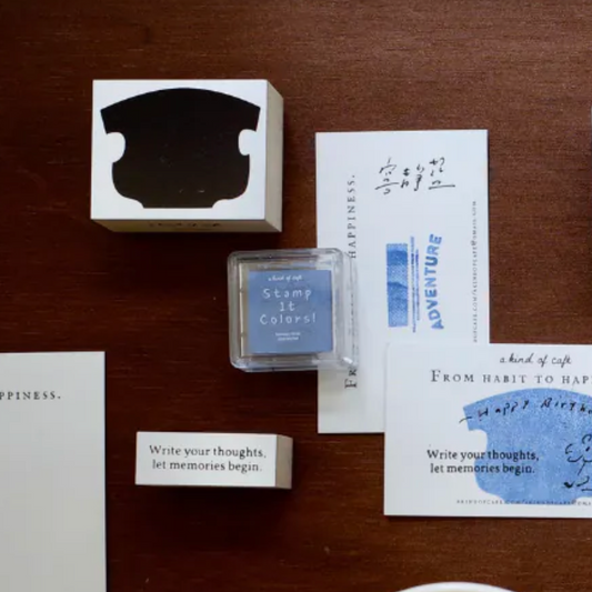 a kind of cafe Ex Libra Rubber Stamp Set - Write Your Thoughts