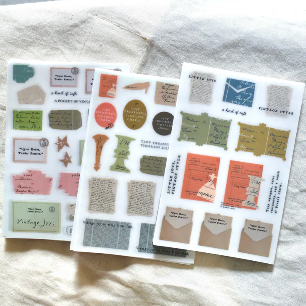 a kind of cafe Transfer Sticker Set - Tiny Treasures