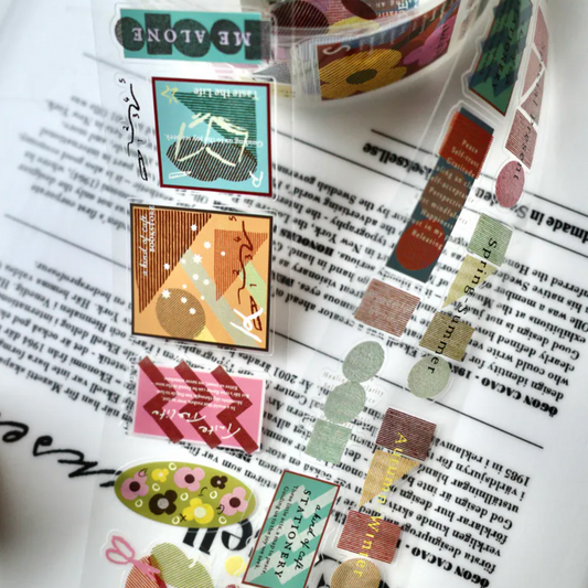 a kind of cafe Kiss-Cut PET Tape - Those Happy Elements