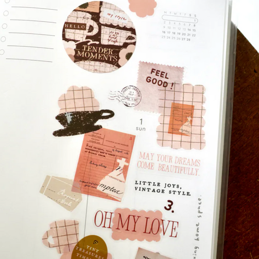 a kind of cafe Kiss-Cut PET Tape - Tender Moments