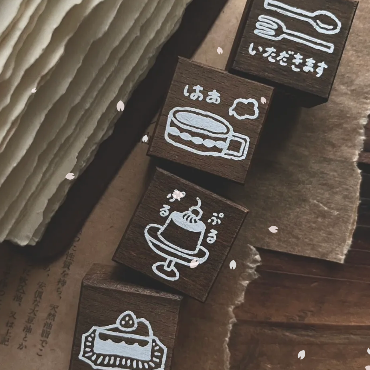 Breezy Studio Rubber Stamps - Snack Time Series