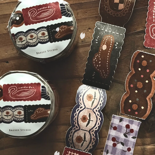 Breezy Studio Kiss-Cut Paper Tape - Fabric Tags