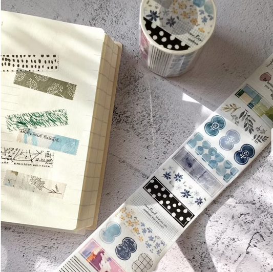 Pion Kiss-Cut Washi Tape - Paragraph