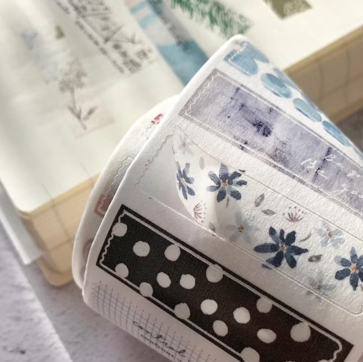 Pion Kiss-Cut Washi Tape - Paragraph