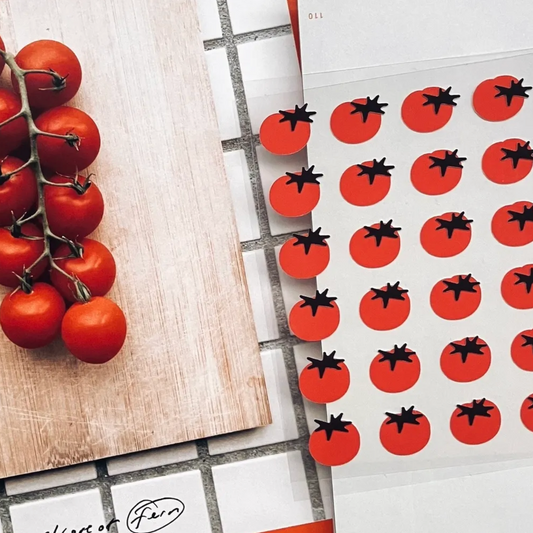 Somesortof.fern Sticker Set  - Tomato, Tomahto