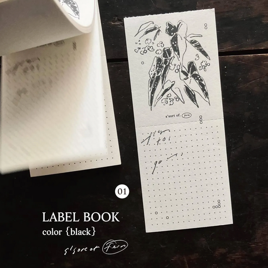 Somesortof.fern Label Book - Angel Wings Begonia