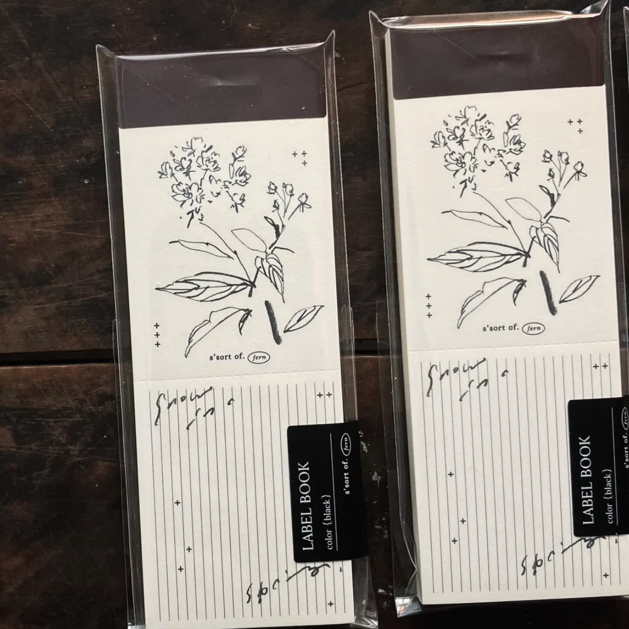 Somesortof.fern Label Book - Bridal Wreath