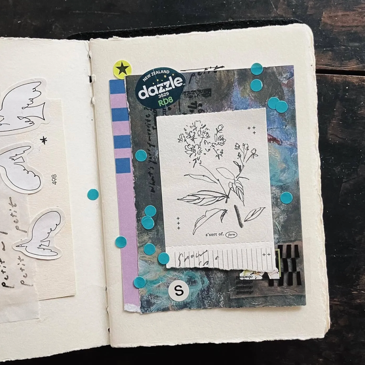Somesortof.fern Label Book - Bridal Wreath