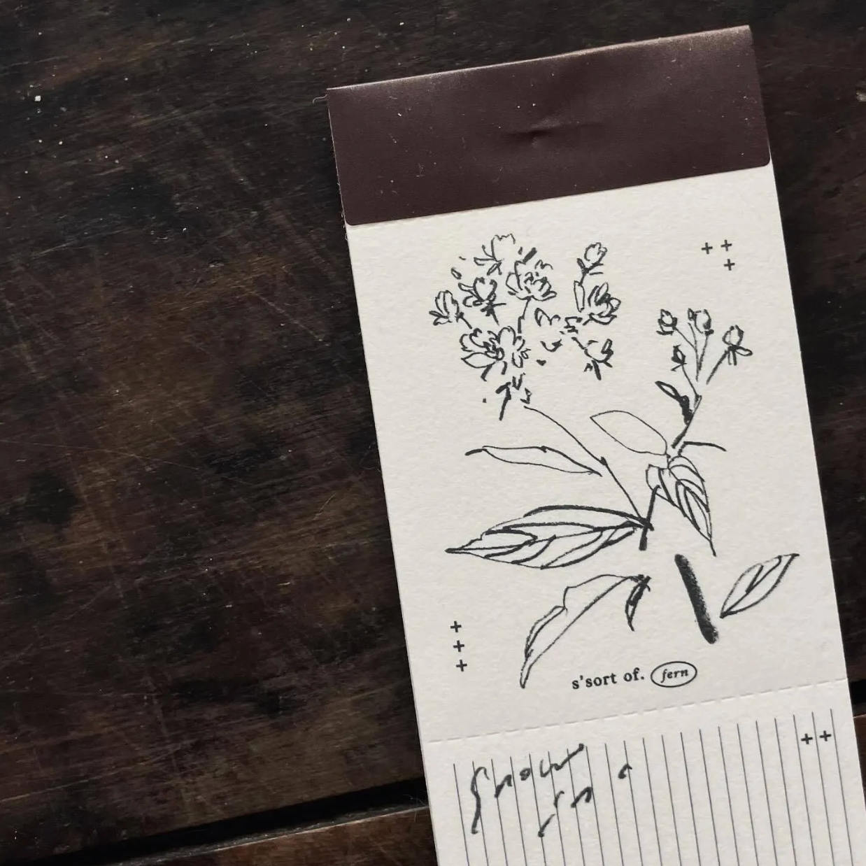 Somesortof.fern Label Book - Bridal Wreath
