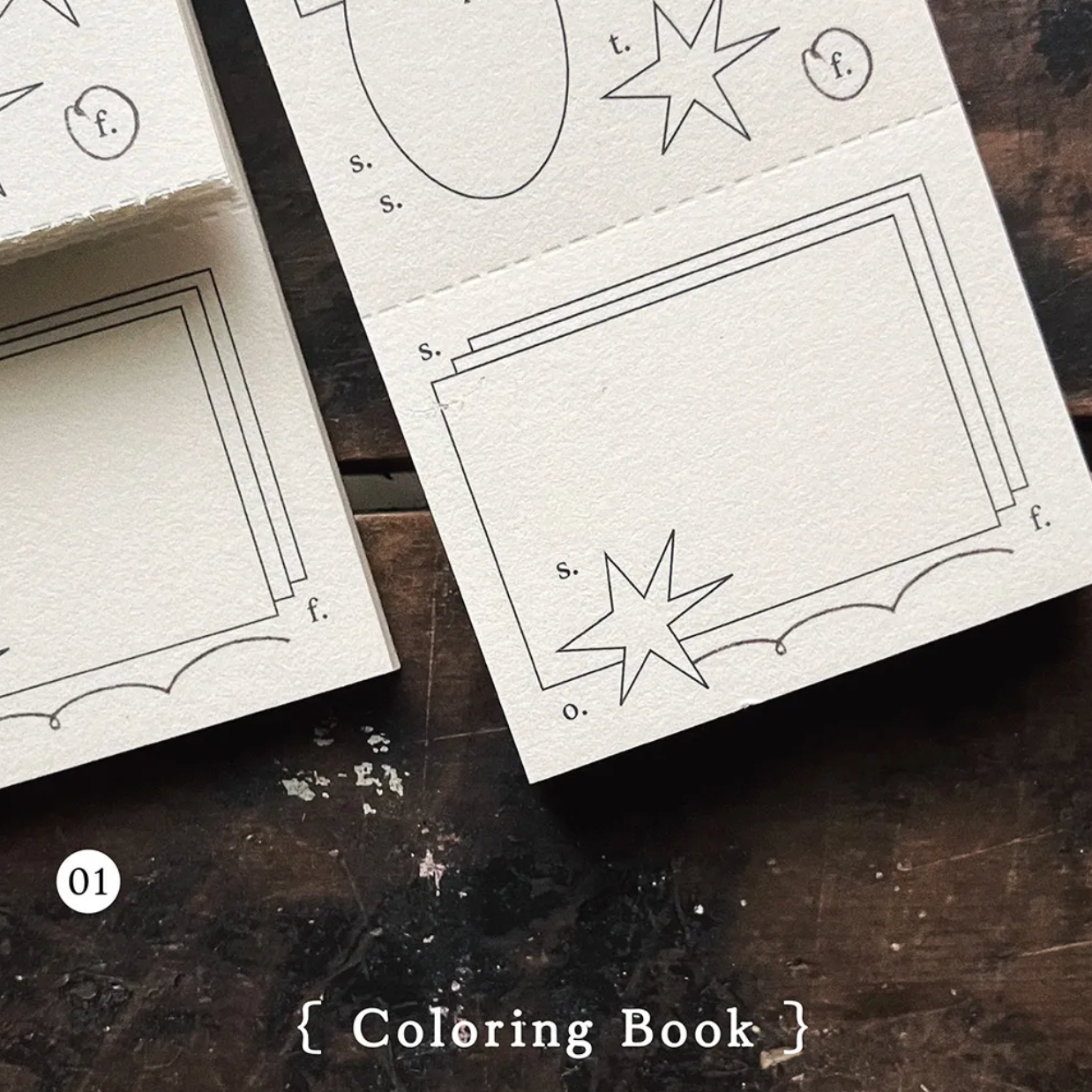 Somesortof.fern Label Book - Coloring Book