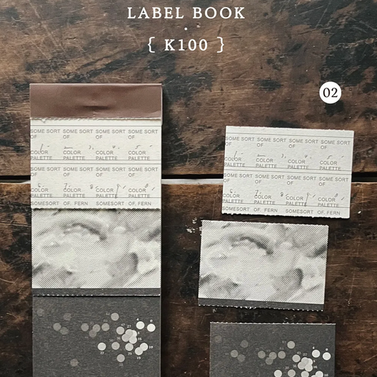 Somesortof.fern Label Book - K100