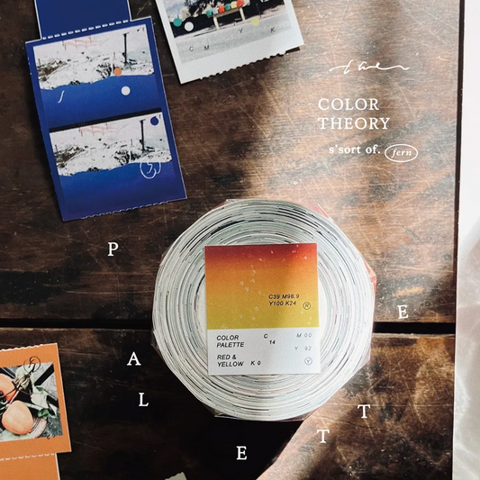 Somesortof.fern Kiss-Cut Paper Tape - PALETTE Color Theory