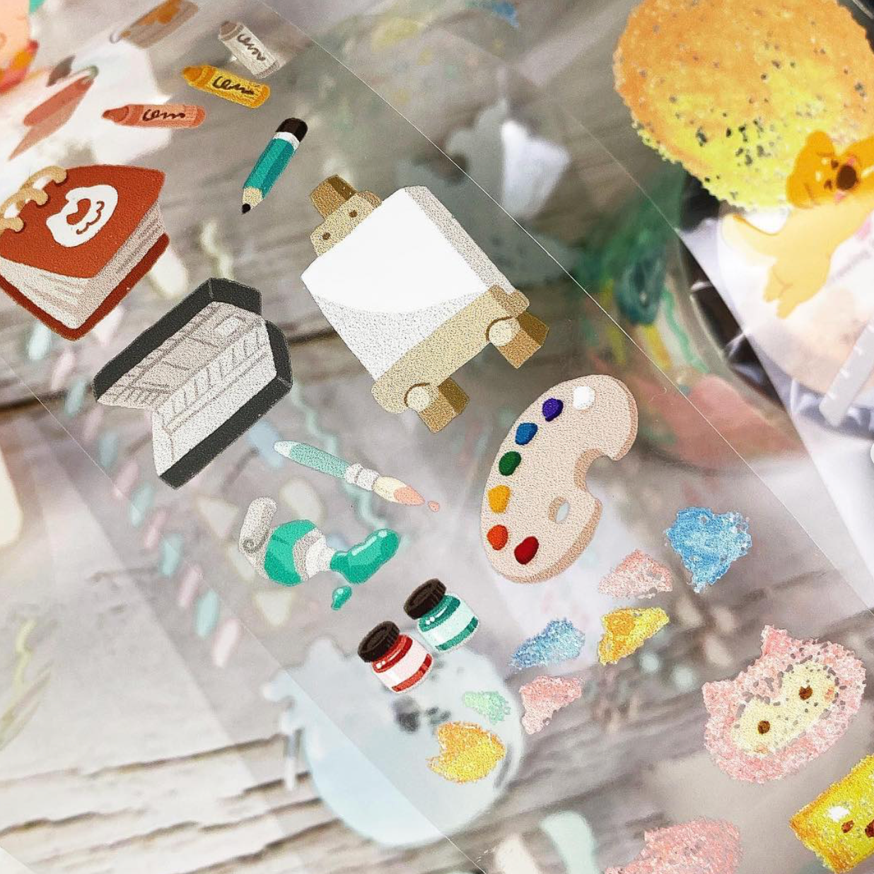 WUWU Illustration PET Tape - Drawing and Painting (Loops Only)