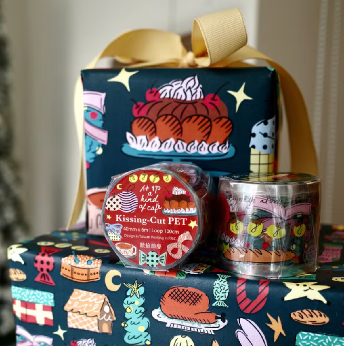 a kind of cafe Kiss-Cut PET Tape - Festive Limited Edition (Loops Only)