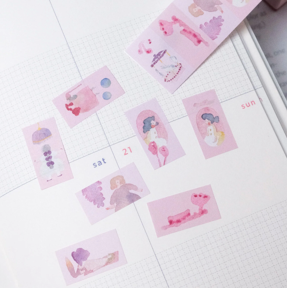 dodolulu Label Stickers - Pink Lullaby (Samples Only)