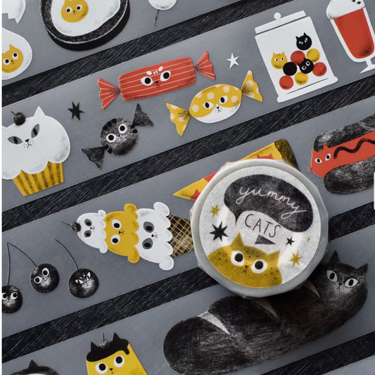 the cats SESAME & PEANUT PET Tape - Yummy Cats (Loops Only)