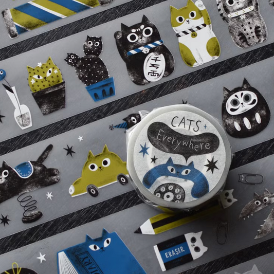 the cats SESAME & PEANUT PET Tape - Cats Everywhere (Loops Only)