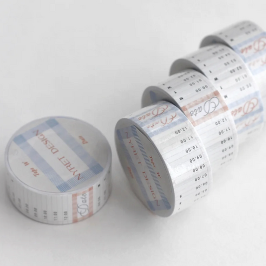 Nyret Design Perforated Washi Tape - W Date
