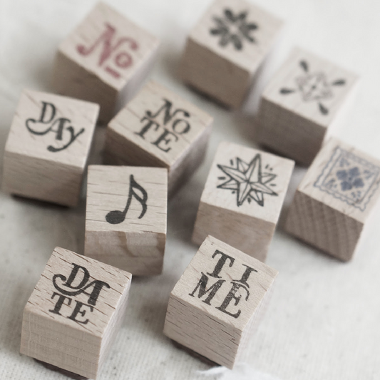 Black Milk Project  Rubber Stamp - Pages of Me Mini Icons