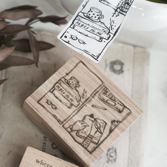 Black Milk Project Rubber Stamps - Pages of Me Quiet Days