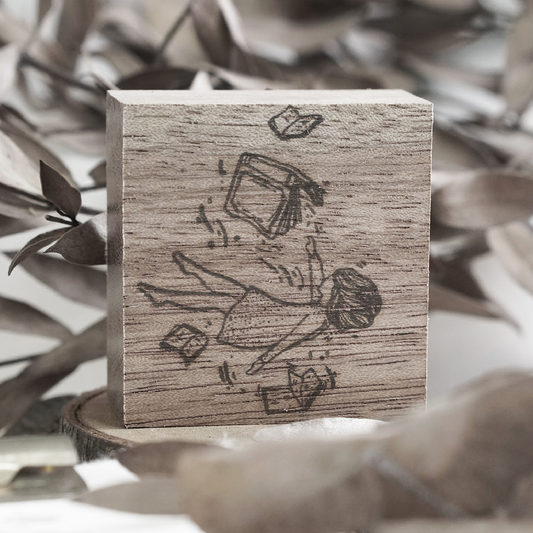 Black Milk Project Rubber Stamps - Pages of Me Floating Stories