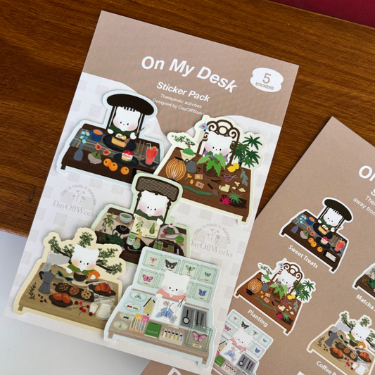 Day off Works Vinyl Sticker Pack - On My Desk