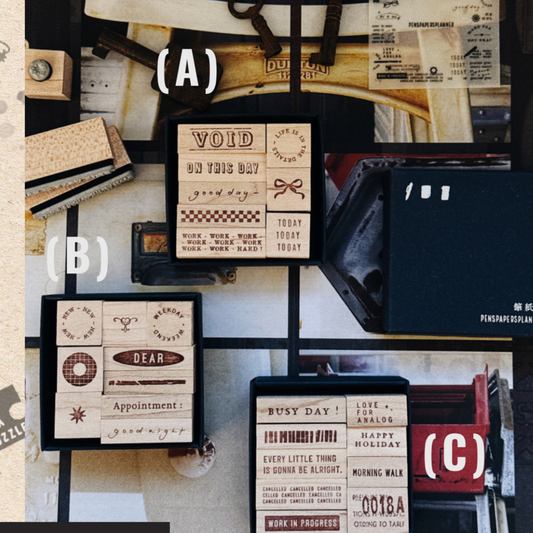 PRE-ORDER Shipping in May  - PensPapersPlanner Choose What Feels Right Stamp Sets