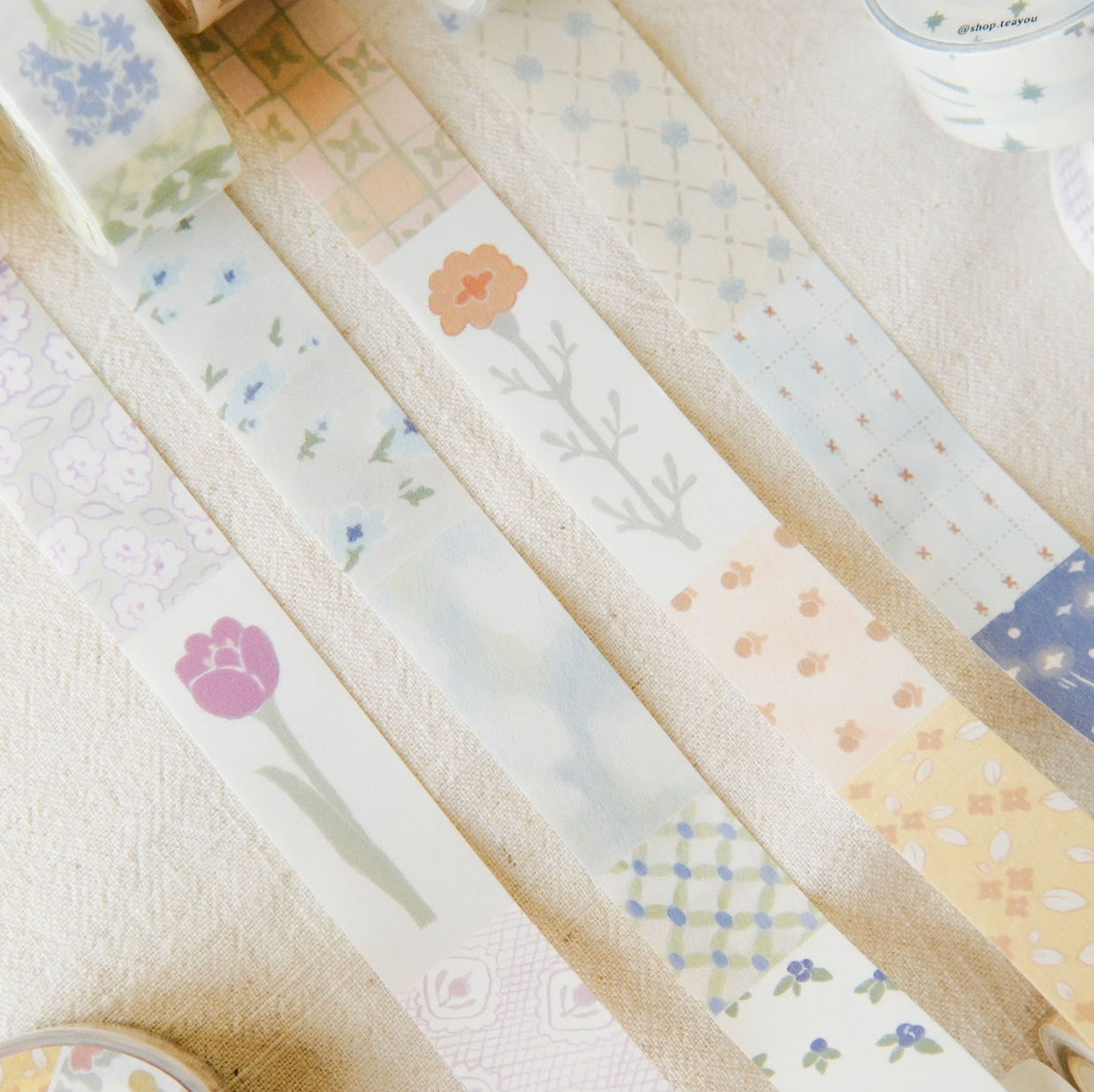 Teayou Kiritori Pre-Cut  Washi Tape - Kisetsu (Seasons)