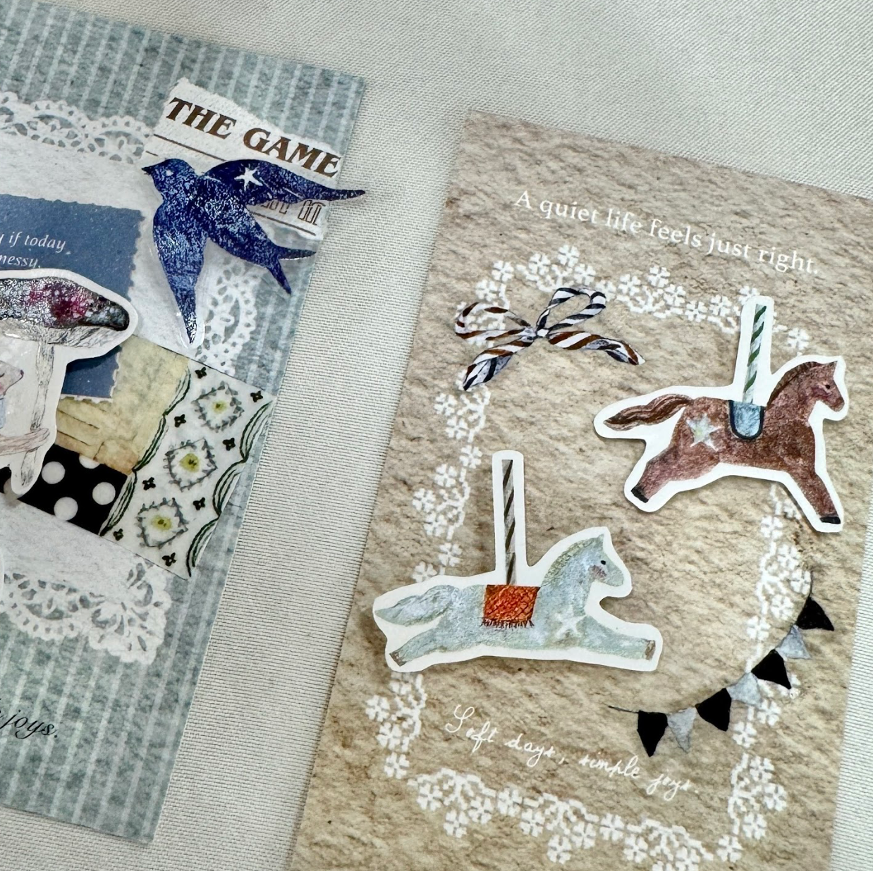 Pion Memo Cards - Lace Frame