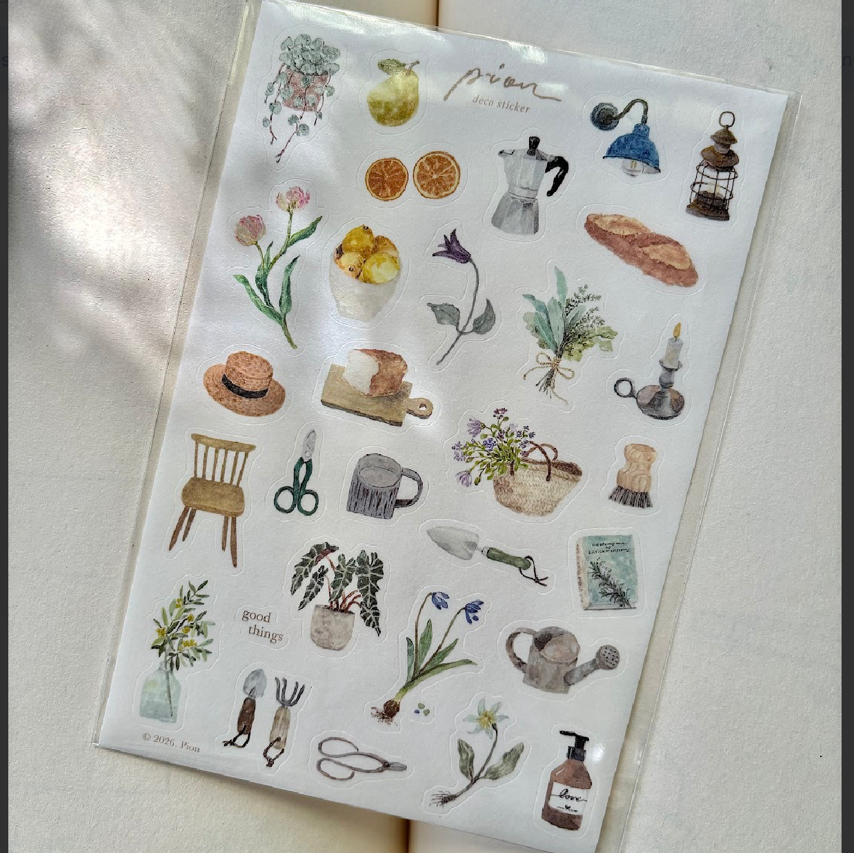 Pion Sticker Sheet - Little Things